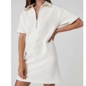 Reformation Hampton Sweat Dress
Color: Vintage White